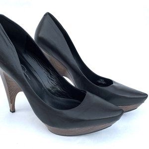 Jessica Simpson Black Stilettos 11 B